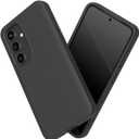 RhinoShield Case Compatible with [Galaxy S24] | SolidSuit - Shock Absorbent Slim Design Protective Cover with Premium Matte Finish 3.5M / 11ft Drop Protection - Classic Black