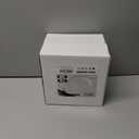 100 PCS Clear Plastic Plates with Gold Rim, Disposable Dessert Plate, 7" Salad Plate, Heavy Duty Weave Pattern Plates for Party, Wedding