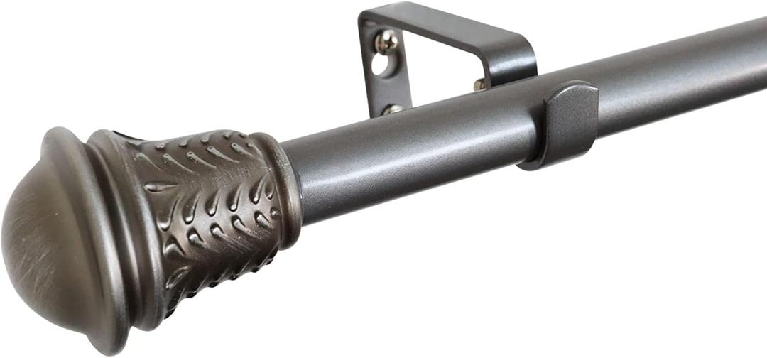 Clairemont 3/4" Single Rod Set 18-36" Antique Silver