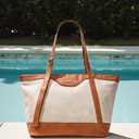 Shoulder Bag for Women Tote Purses and Handbags Top Handle Work Bag Satchel Hobo Purse (Beige Brown)