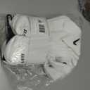 Nike Women's Everyday Plus Cushioned Socks 6 Pack (White, M)