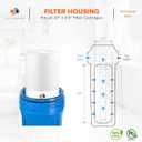 Aquaboon 5 Micron 20 x 4.5 Whole House Sediment Filter Cartridge 20 inch Water Filter Replacement Compatible with DGD-5005-20, FP25B, AP810-2, 4-Pack