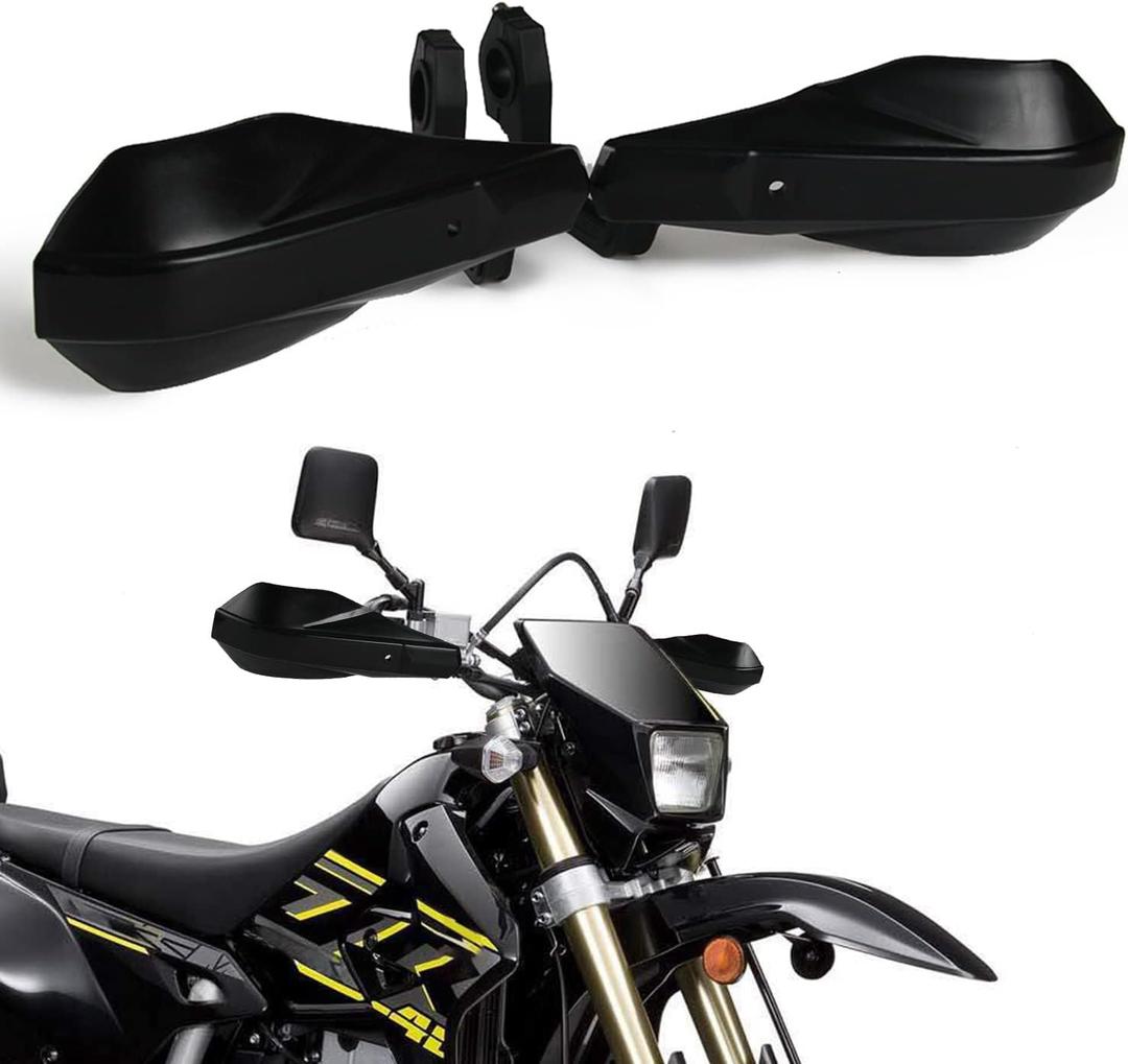 AnXin Motorcycle Handguards 7/8" and 1 1/8" Hand Guard Handlebar Protection Universal for SSR 125 110 140 150 Apollo RFZ 125 110 KAYO 60 140 TAO TAO 140 110 Dirt Pit Bike ATV Black