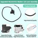 2025 Upgraded W11414731 W11513248 Washer Lid Lock Assembly Compatible with Whirlpool Maytag Crosley Washer WTW5010LW0 WTW5015LW0 WTW5057LW0 Replaces AP7002928 PS16543458 DTL60003 Lid Lock Switch