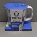 Brita Small 6 Cup Denali Water Filter Pitcher with 1 Brita Standard Filter, Made Without BPA, Bright White
