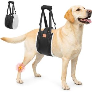 LOOBANI Dog Lift Harness for Back Legs, Portable Dog Sling for Large Dogs Hind Leg Support, Comfortable Leg Support Assistance for Elderly Dogs with Hip, ACL Brace, Senior, Injured, Large