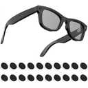 20 Pack LED Light Blocking Stickers for RayBan Meta Wayfarer, Skyler & Headliner (Gen 2) & Oakley Meta HSTN Smart Glasses Accessories, Precision Removable LowTack Blackout Camera Light Covers