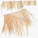 Hawaiian Skirt for Women Summer Luau Party Supplies Skirt Tassels Performance Dress, Size 10.5x4.5