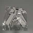 2PCS Hair Bows for Girls White Bowknot Hair Clips BarrettesLeather Bows with Long Tail Hair Accessories for Girls Toddlers Teens Kids