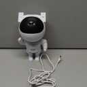 Star Projector Galaxy Night Light - Astronaut Space Projector, Starry Nebula Ceiling LED Lamp with Timer and Remote, Kids Room Decor Aesthetic, for Christmas & Birthdays (White)