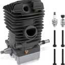 Carbhub 49mm Cylinder Piston Assembly for Stihl MS390 MS290 MS310 029 039 Chainsaw Replace 1127 020 1216