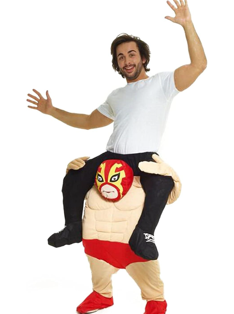Morph Costumes Adults Piggyback Funny Characters Ride on Costumes for Adults, L