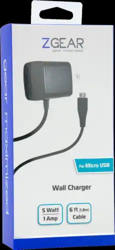 Zgear (18w) Adaptive Fast Charge Usb-c Wall Charger - Black