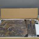 IBUYKE Foldable TV Tray Set of 2 TV,End Table with Removable Food Serving Tray,Portable Wooden Snack Table for Livingroom, Bedroom, Office, Camping,Rustic Brown, UTVT001H