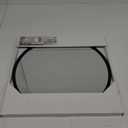 18-in W x 18-in H Metal Frame Round Wall Mirror in Black