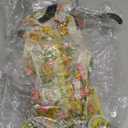Adrianna Papell Printed Cotton Maxi (4, Pale Yellow)