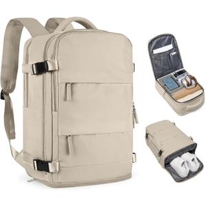 coofay Travel Backpack For Women Men Airline Approved Carry On Backpack Flight Approved Waterproof Sports Luggage Backpack Casual Daypack Small Hiking Backpack