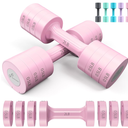 Adjustable Dumbbells Hand Weights Set: Sportneer 5 lb Dumbbell Set of 2 Each 2lb 3lb 4lb 5lb Free Weights Fast Adjust Weight 4 In 1 Weights Dumbbells Set for Women Men Home Gym Exercise Training