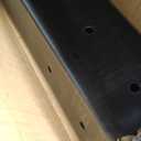 Black Mailbox Post for Outside, 43x4x4 inch, Heavy Duty In-Ground Post with Plate Bracket and Ground Anchors, Ideal for Outside Curbside Residential Use