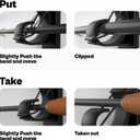 OJYDOIIIY Wall Mount Fishing Rod Holders,Vertical Fishing Pole Storage Rack for Garage 2 Packs