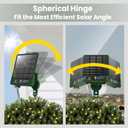 Solar Wreath Hangers for Front Door with 250 LED Lights, Compatible with Lighted Wreaths, Large Suction Cup Hook for Glass Window Outdoor Porch Decorations