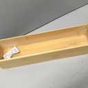 Bamboo Kitchen Drawer Organizer, Wooden Storage Box for Utensil Organizer Silverware Tray Cutlery Holder Flatware Containers - Multi-Use Deep Drawer Dividers Organizer for Bathroom, Jewelry, 12"3"2.5"