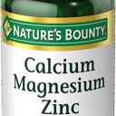Nature's Bounty Calcium Magnesium & Zinc Caplets, 100 Count