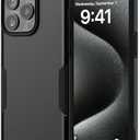 NTG【2023 New Designed for iPhone 15 Pro Max Case, Heavy-Duty Tough Slim Shockproof [2 Layer Structure][Military Grade Protection] Phone Case for iPhone 15 Pro Max(6.7 Inch), Black