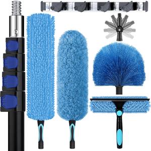 La ForFoir 30ft High Ceiling Duster Kit with 5-24ft Extension Pole