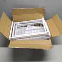 REALINN Under Sink Organizer, Pull Out Cabinet Organizer 2 Tier Slide Out Sink Shelf Cabinet Storage Shelves, Storage for Kitchen Bathroom, White, 2 Pack