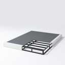 Box Spring for Full Bed, 5 inch Full Size Box Spring Only, Strong Metal Frame Mattress Foundation, No Noise, Easy Assembly