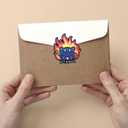 3 Pcs Let It Burn Arson Cat Funny Cat Stickers for Car Truck Van Toolbox Instruction Electrical Helmet Welder Water Bottle Tumbler Phone Case Gifts for Adults 3"x3"