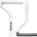 Pet Hair Remover Tool, BJGZ-HC Reusable Lint Brush for Clothes, Furniture and Carpet (2, White)