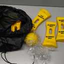 Roundnet Game Set, Daytime Beach Ball Game Set with 2 Balls and Patented Net, Lawn, Beach, Backyard Outdoor Game for Adults and Family