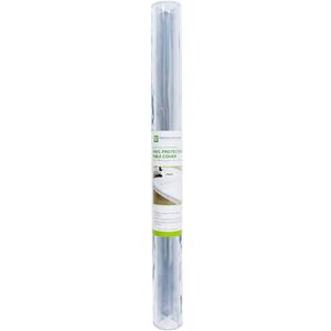 Restaurantware Table Tek 36 x 24 Inch Table Top Protector 1 Rectangle PVC Table Protector - 1.5mm Thick Waterproof Clear Plastic Dining Table Cover Heavy-Duty Non-Slip Cover For Table