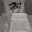 Shoe Storage, 12 Pack X-Large Shoe Organizer for Closet, Shoe Boxes Clear Plastic Stackable Shoe Storage Boxes for Size 13 (White)