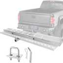 Motorcycle Hitch Carrier 500LBS, Lightweight Robust Aluminum Dirt Bike Hitch Carrier with 6FT Longest Ramp and Safety Ramp Lock, Fits 2" Receiver, 5.5" Wide Tire