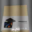 Cousper for iPad mini 7 A17 Pro 2024/ iPad mini 6 Generation Keyboard Case 2021 8.3 Inch with Multi-Touch Trackpad, 360 Rotating Cover with Rainbow Backlit Keyboard for iPad mini 7th/ 6th Gen, Silver