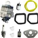 Carburetor for Homelite UT33650 UT33600B UT33650B UT26SSEMC UT26CSEMC 26cc Trimmer Craftsman 316773800 316794011 316299372 309375009 753-08025 753-06258A