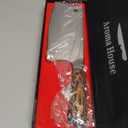 Cleaver Knife Ultra Sharp Meat Cleaver 7 inch Butcher Knife. High Carbon German Stainless Steel Chef Knives for Kitchen and Restaurant