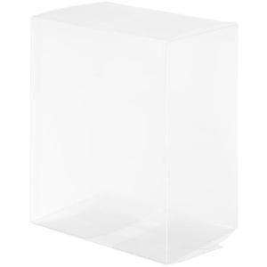 MECCANIXITY Plastic Retail Boxes  Gift Box with Protecting Film for Candy, Cookies, Christmas, Wedding, Party Wrapping Clear. Piece: 3.   13"×13"
