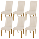 Chair Covers,Dining Room Chair Covers Set of 6,Stretch Kitchen Chair Cover,Washable Dining Chair Cover,Parsons Chair Slipcovers Protective,for Home,Restaurant,Banquet