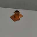 Copper Gutter Adapter with Rain Chain Hanger Clip for Decorative Chimes, Cups & Bells Serves as 2 Inch Rain Chain Installer for Downspout Outlet & Water Diverter for Gorgeous Fountain Display