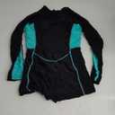 Daci Women Long Sleeve Rash Guard One Piece Boyleg Swimsuit Zipper Surfing Bathing Suit UPF 50+