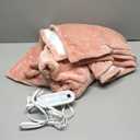 Electric Blanket Heated Throw, 50" x 60" Heated Blanket with 8 Heat Levels & 8 Hours Auto Off, Fast Heating Blankets Machine Washable with ETL Certification, Pink