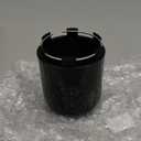 Golf Cart SS Wheel Center Cap Cover, ITP Push in Style Wheel Hub Caps Dust Cover for EZGO Club Car Yamaha and Other Models 8,10,12,14 inch Wheel,4 PCS(Gloss Black with Black SS)