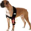 Dog Front Leg Brace for Elbow Dysplasia, Shoulder Dislocation, Hygroma, Pet Prevent Licking Wound Elbow Protector, Avoid Cone of Shame, Abrasion Resistant Dog Recovery Sleeve, L (L, Left Leg)