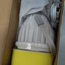 PUFTEM Electric Spin Scrubber, Cordless Shower Scrubber with Battery Level Display, 2 Speeds Electric Scrubber for Cleaning with 6 Replaceable Heads, Cleaning Brush for Bathroom/Sink/Window (White)