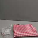 Cute Gingham Picnic Blanket, Waterproof Foldable, in Large 80x60in and Extra Large 80x80in, Portable Compact Beach Blanket, Oversized XL Outdoor Mat (Red, Large)