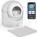 Extra Large Self Cleaning Cat Litter Box, with APP Control Smart Odor Removal Automatic Cat Litter Box, Odor Removal Safety Protection for Multiple Cats